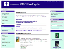 Tablet Screenshot of iatros-verlag.de
